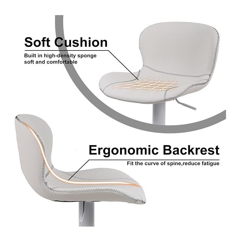 Barhocker mit Lehne mieten ergonomischer Rückenlehne und weichem Kissen für hohen Sitzkomfort