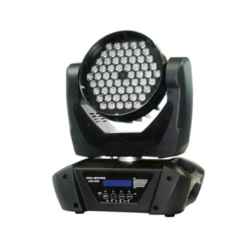Schwarzer LED Moving Head Verleih Scheinwerfer mit digitalem Display und mehreren LEDs