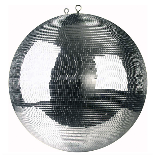 Spiegelkugel mit reflektierenden Glaselementen für Discoeffekte Spiegelkugel Lichttechnik mieten