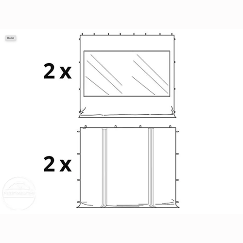 3x3 m Faltpavillon