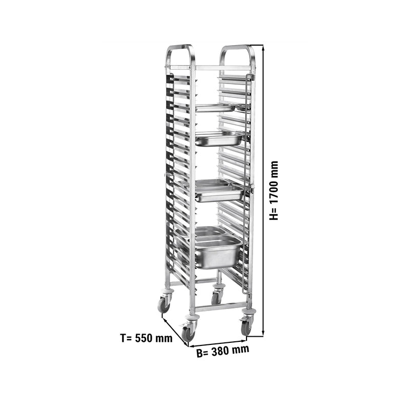 Tablettwagen - 16x GN 1/1