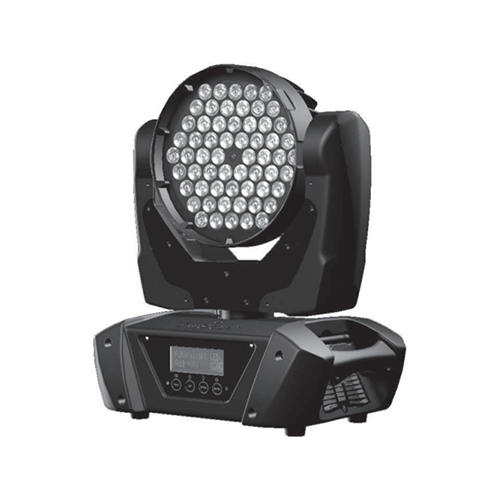 Schwarzer LED Moving Head mit mehreren LED-Leuchten für professionellen LED Moving Head Verleih