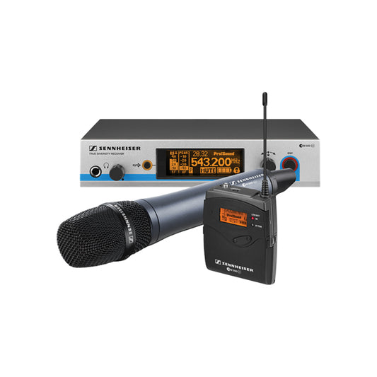 Sennheiser Funkmikrofon mieten mit Empfänger und Taschensender für professionelle Tontechnik