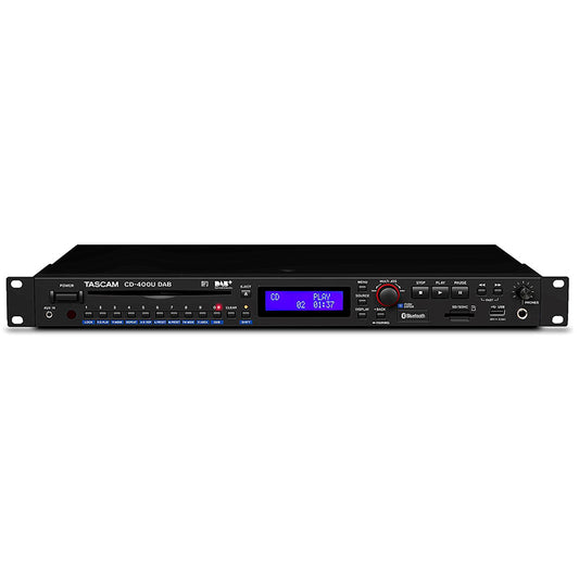 Tascam CD-400U DAB Medienplayer in Schwarz zum Medienplayer mieten Wismar bei Hansekontor
